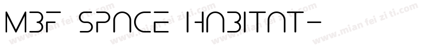 mbf space habitat字体转换